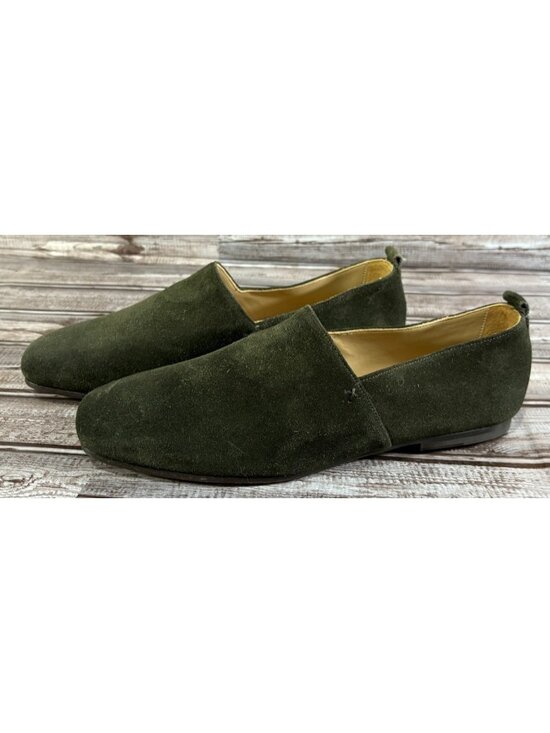 Casa Fagliano The Alpargata Suede Loafer sz 42 US 9 color dark green New $395 main image 5